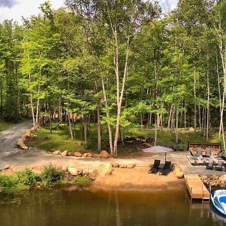 Kallm-Mont-Tremblant Chalet With Hot Tub, Pond & Beach On Private 7Acre Estate Lac-Superieur Екстериор снимка