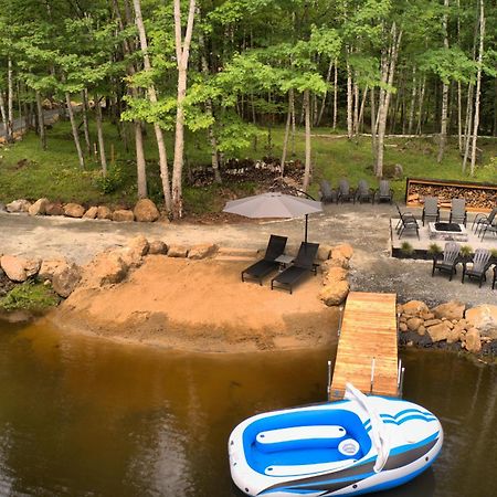 Kallm-Mont-Tremblant Chalet With Hot Tub, Pond & Beach On Private 7Acre Estate Lac-Superieur Екстериор снимка